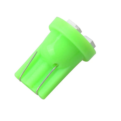 10x Green T10 W5W 168 194 4-SMD LED Dash Light Bulbs
