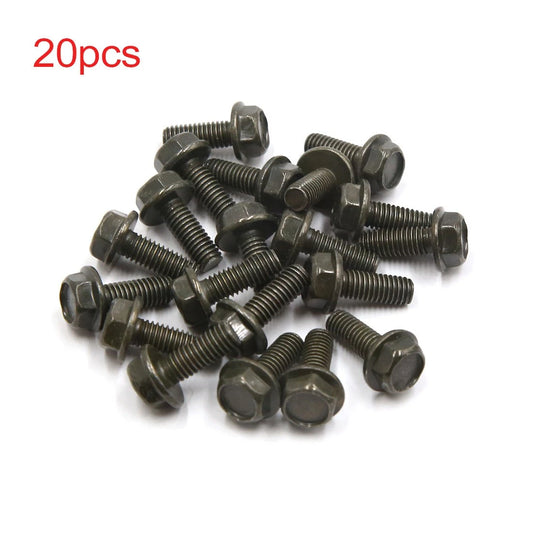 20pcs Dark Green Hexagon Bolts Screws for Universal Scooter