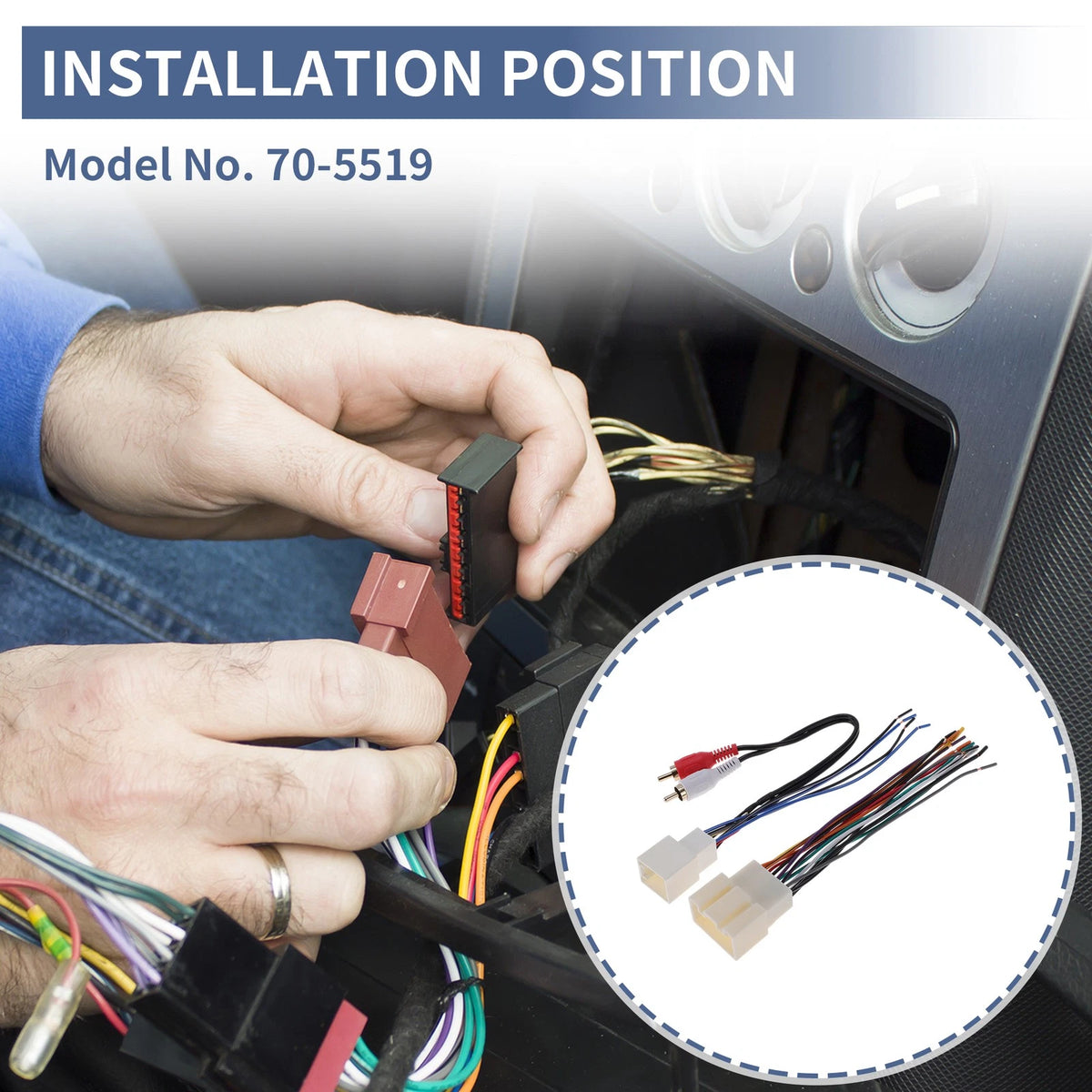 Car Stereo CD Player Wiring Harness for Ford Crown Victoria (1998-2001)