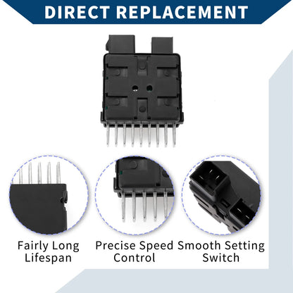 Blower Motor Resistor for Ford Taurus (1996-2007) Black 1 Pcs