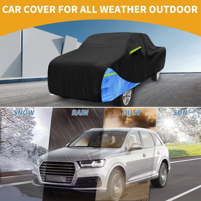 Waterproof Car Cover / Oxford Cloth Black Blue / for Toyota Tacoma