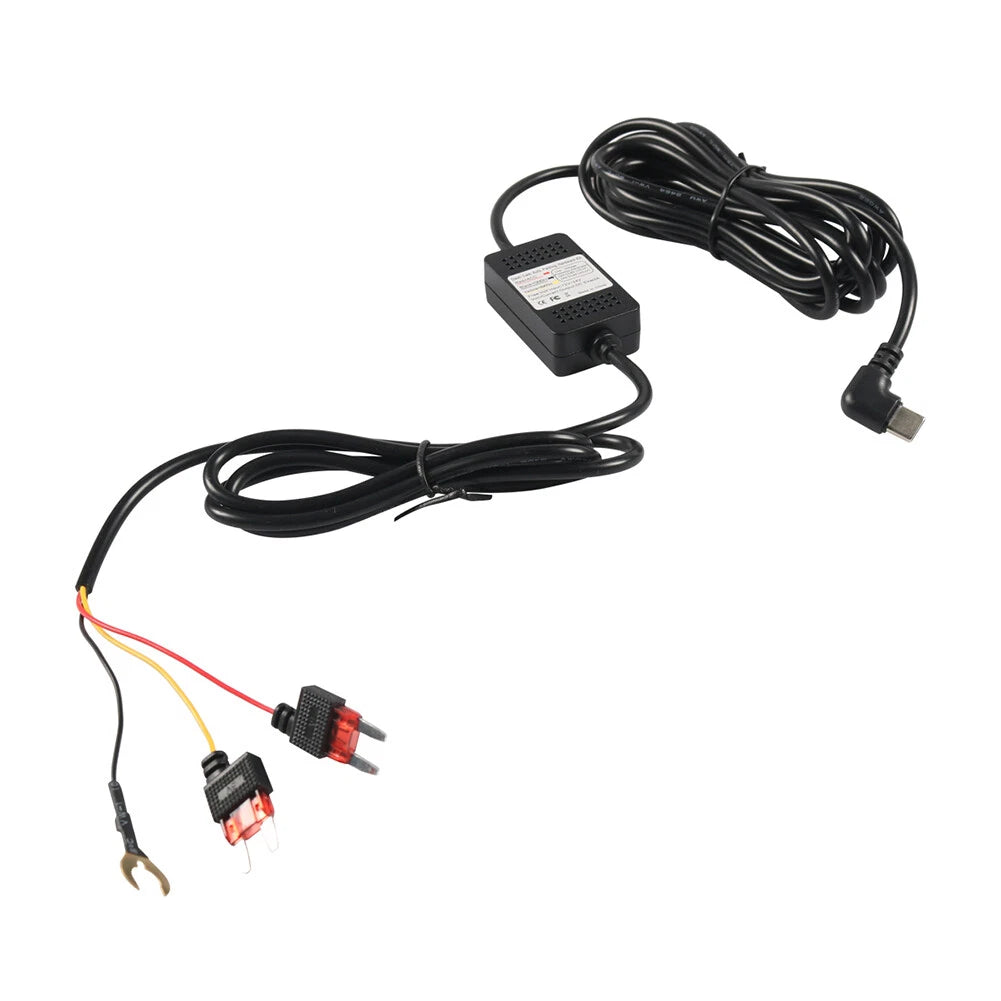 Universal Type C Hardwire Kit 12/24V to 5V for Car DVR