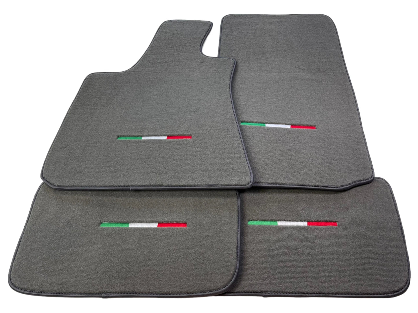 Gray Floor Mats for Maserati Ghibli (2013-2022) Italy Edition Autowin