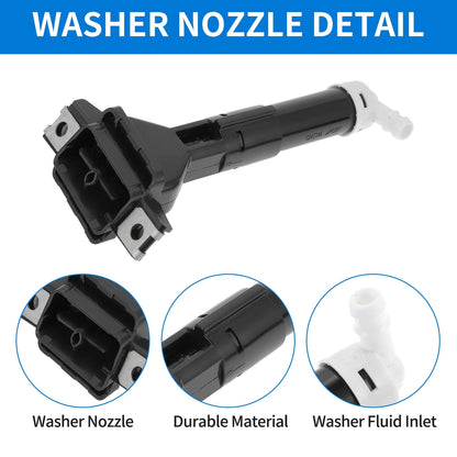 Front Driver Side Headlight Washer Nozzle for Honda CR-V (2012-2018)