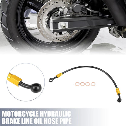40cm 15.75" Length 10mm ID Motorcycle Brake Line Oil Hose Pipe for Make Model