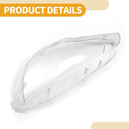 1 x Car Front Left Headlight Lens Cover for BMW X6 (2008-2014) Clear