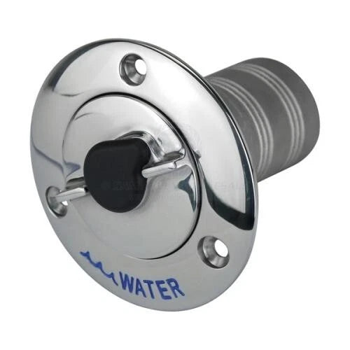 Deck Filler Water Straight 316 Stainless Steel 38mm Lockable for Boats