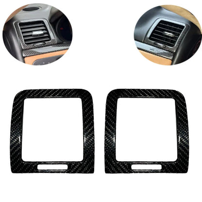 100%Carbon Fiber Dashboard Side Vent Cover Trim for Maserati GranTurismo 2008-19