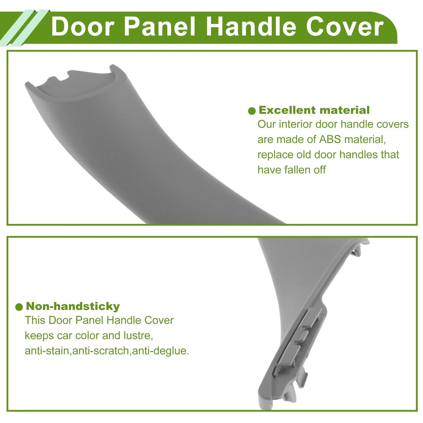 Door Handle Trim Cover for BMW 5 Series (2011-2016) Gray