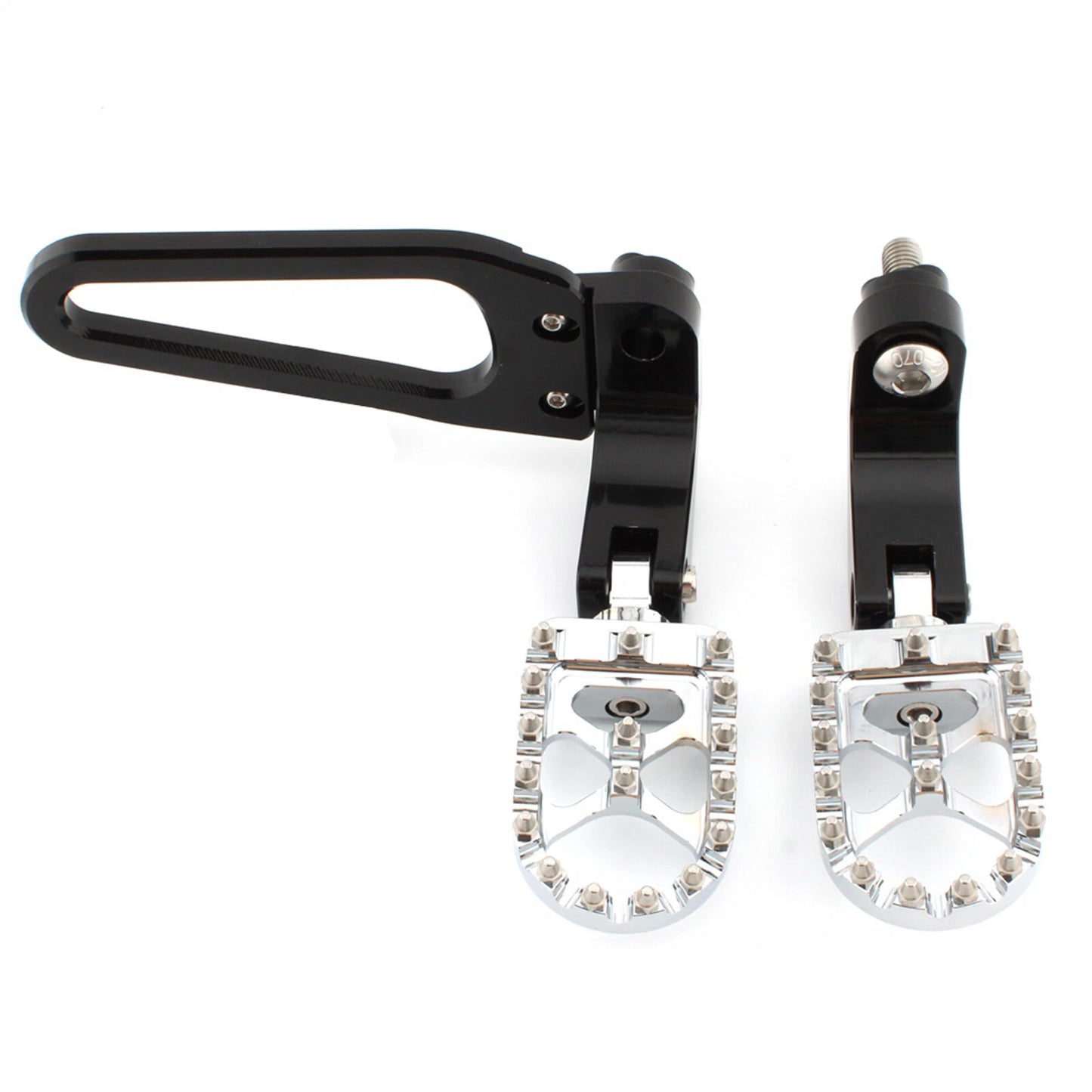 2 x Rear Foot Rest Footpegs for BMW R18 B Classic Transcontinental (2020-2023)