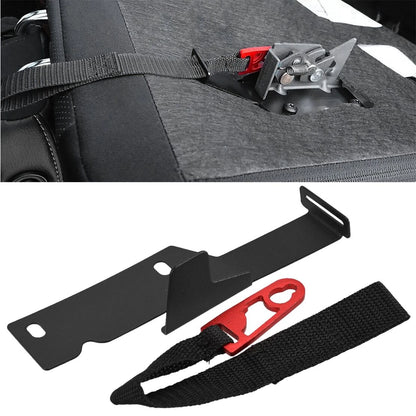 Rear Seat Quick Latch Release Kit Black Strap for Ford F150 F250 F350