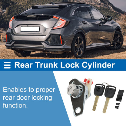 Trunk Lock Cylinder & 2 Keys for Honda Civic (2001-2005)