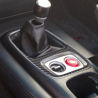 Carbon Fiber Black Gear Shift Panel Cover Trim for Honda S2000 (2000-2003)