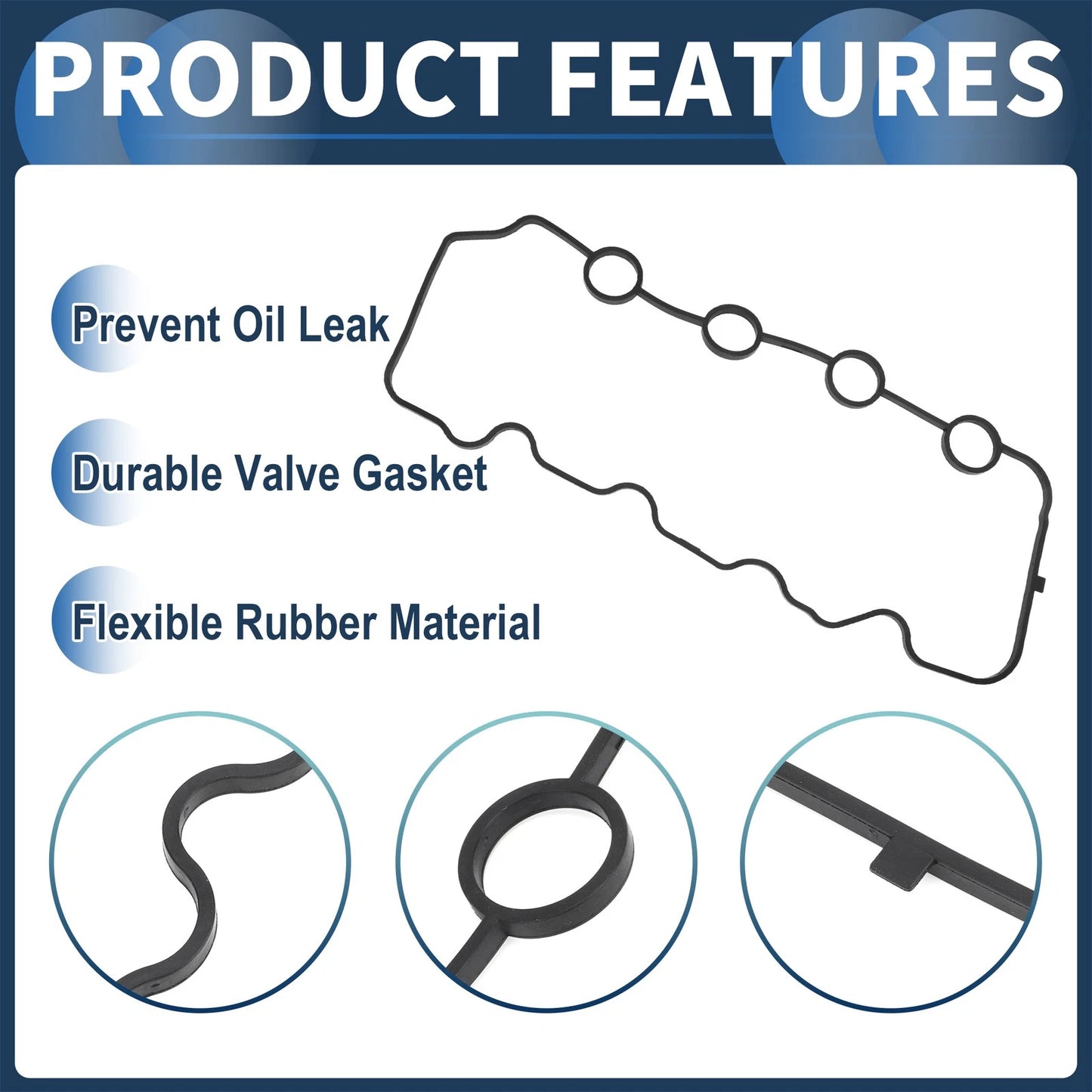 Valve Cover Gasket for Honda Civic VIII Hatchback (Fn, Fk) 1.4L