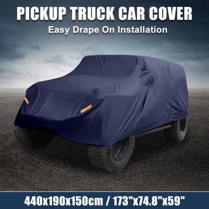 Waterproof Navy Blue SUV Car Cover for Jeep Wrangler JK JL 2 Door (07-21)