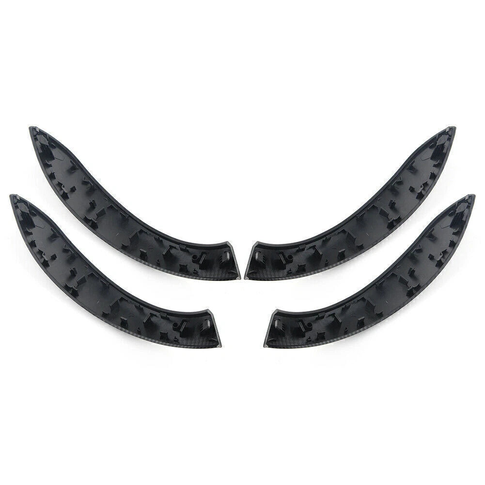 4 x Black Inner Door Handle Covers for BMW 3/4 Series (2013-2018)