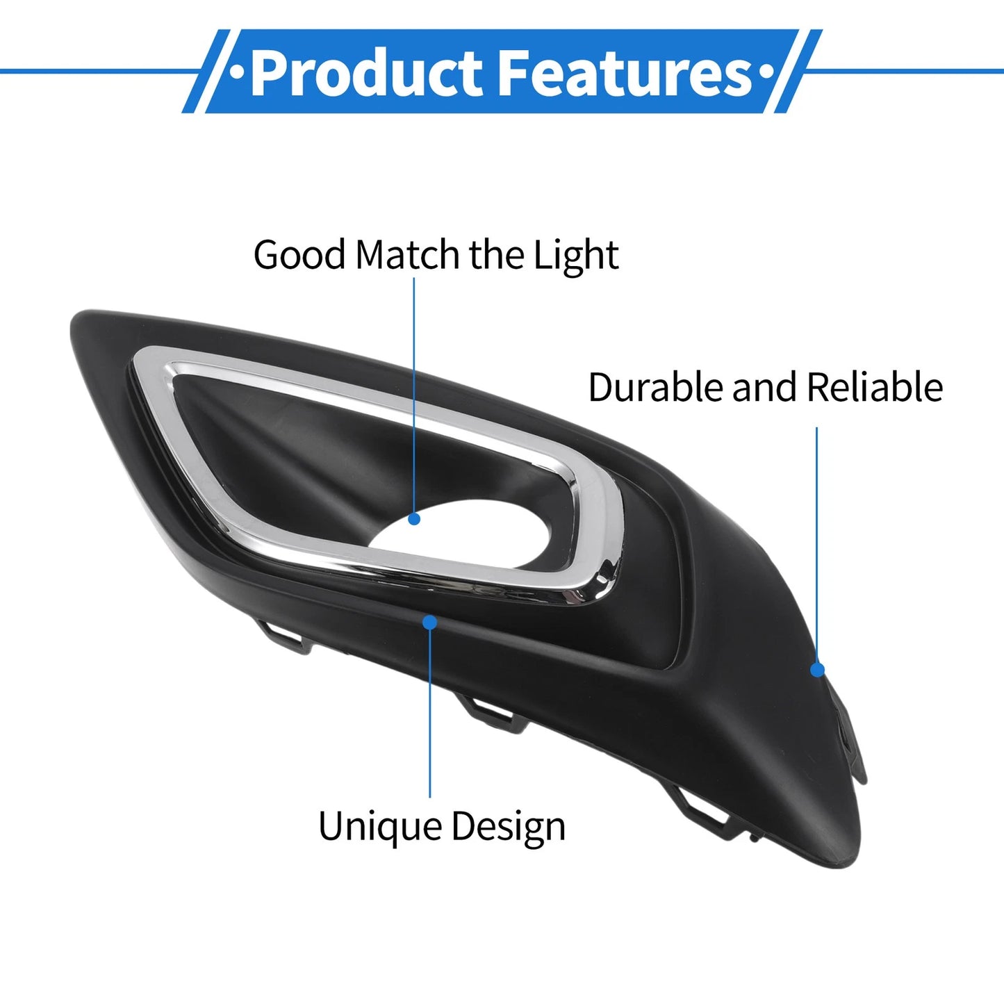 Front Left Fog Light Grill for Honda Jade (2013-2016)