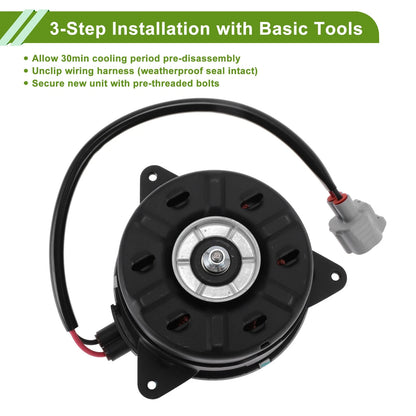 Radiator Fan Motor for Toyota Camry (2012-2017) 1 Pc