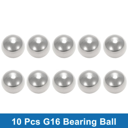 21.4mm Bearing Ball Steel G16 Precision Silver Tone 10 Pcs for G16
