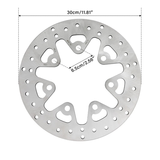 11.8in Front Brake Discs Rotors & Bolts for Harley Electra Glide (2014 - 2024)