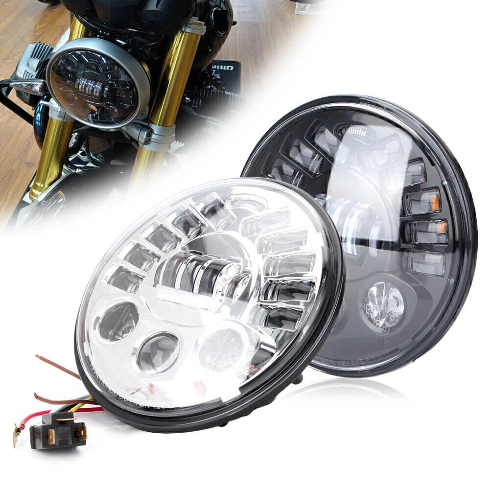 7" LED Front Headlight Lamp for BMW R1200 R Nine T (2014-2017)