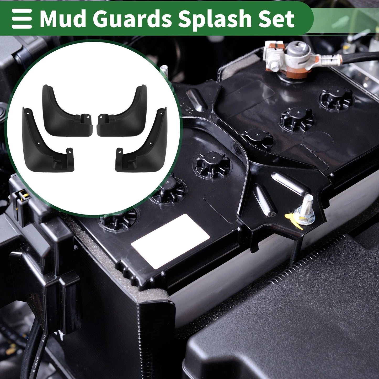 Mud Flaps Splash Guards for Kia Carens (2007-2015)