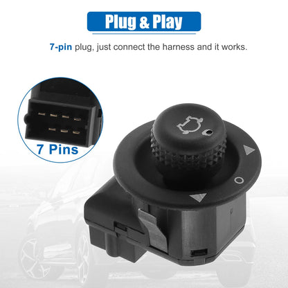 Power Mirror Control Switch for Ford Fiesta (1978-1980)