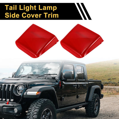Tail Light Cover Trim for Jeep Wrangler JL JLU 2018-2024 Red