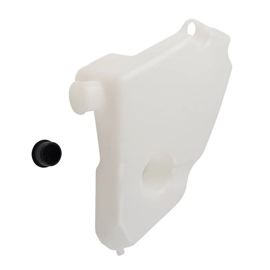 1x White Radiator Coolant Overflow Tank for Kawasaki ZX10R (2006-2007)