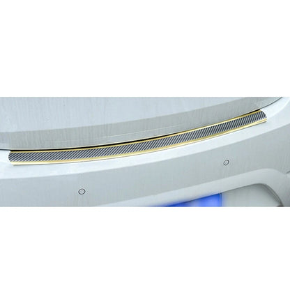 Carbon Fiber Look Door Sill Scuff Cover Protector for Car