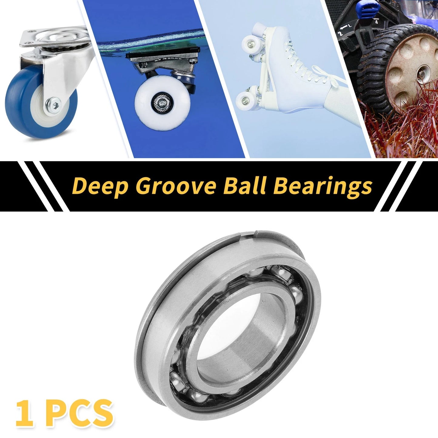 Deep Groove Ball Bearings P5 20x37x9mm 1 Pc for Scooter Skateboard Wheel
