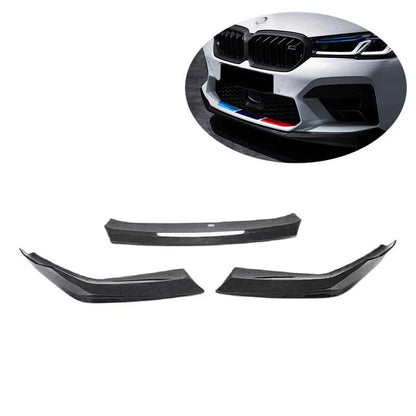 Real Carbon Fiber Front Bumper Lip Splitter Cover for BMW M5 F90 2021-2023