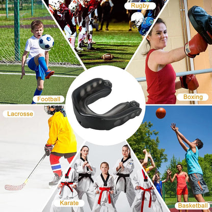 Mouth Guards with Strap for Football, Boxing, Lacrosse, Hockey