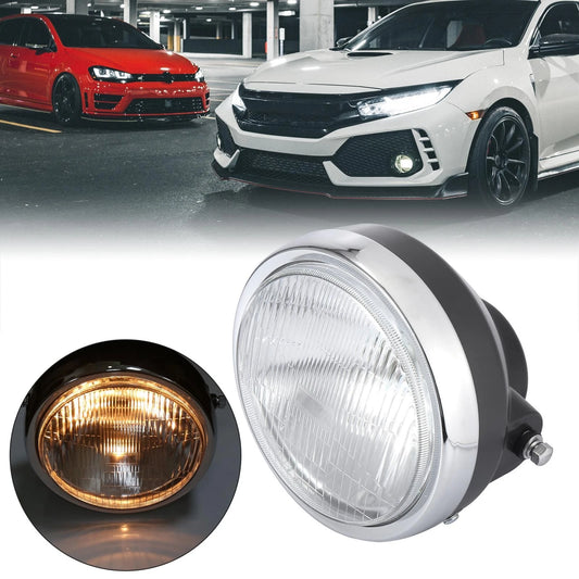 7" Dia Black Plastic Shell Headlight for EN125