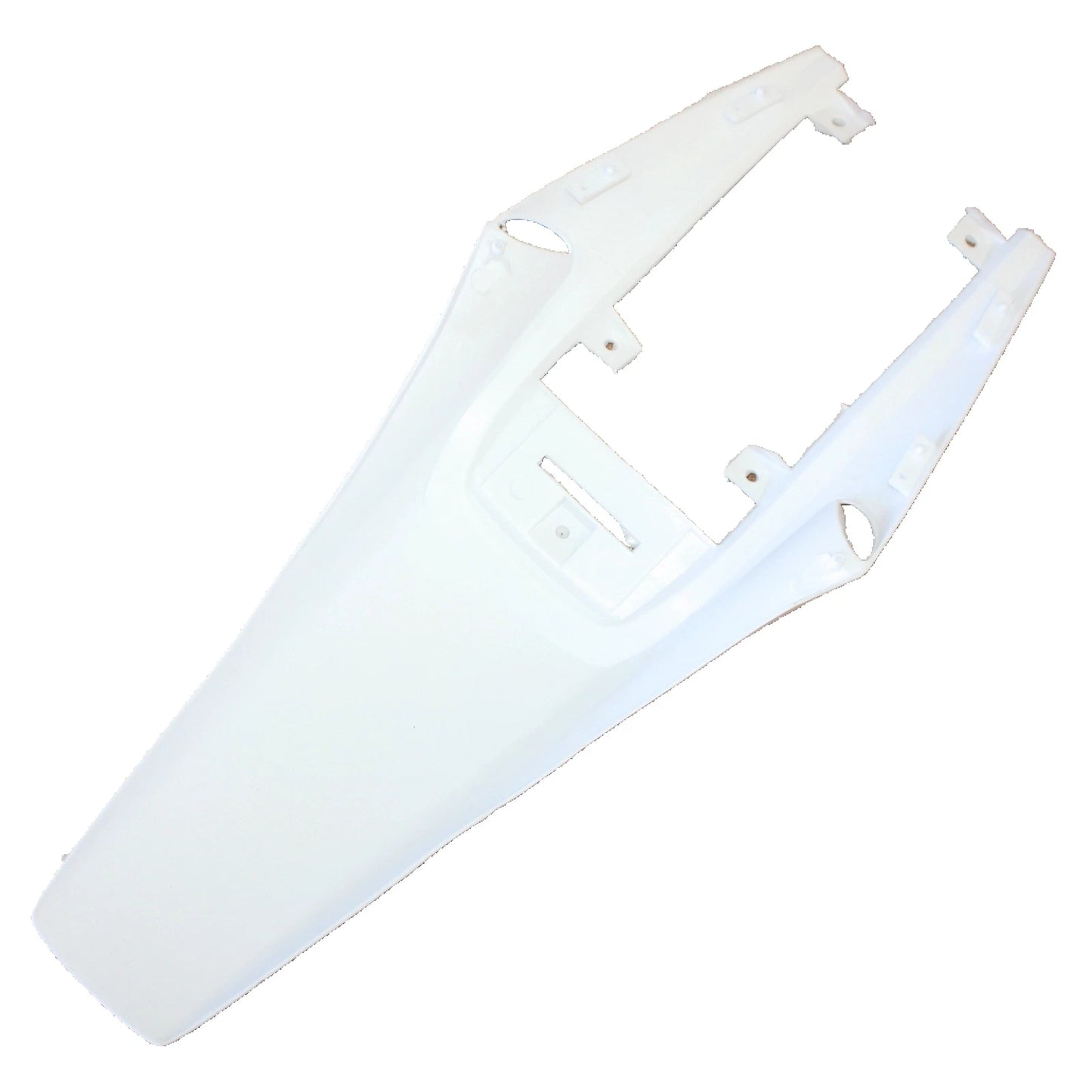 White Plastic Rear Tail Mud Guard Fender for Apollo Orion 250CC Pit Bike