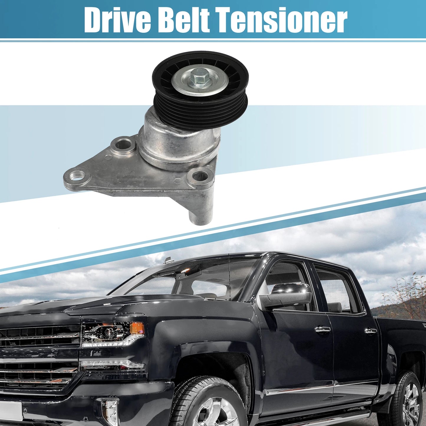 Belt Tensioner Pulley Assembly for Chevrolet Cadillac