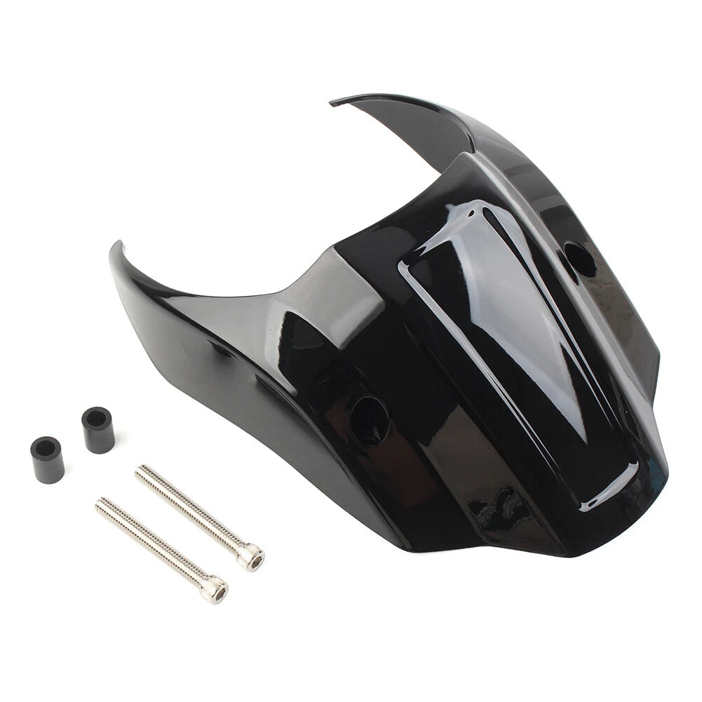 Glossy Black Headlight Fairing Spoiler for Harley Softail Breakout (2018-2023)