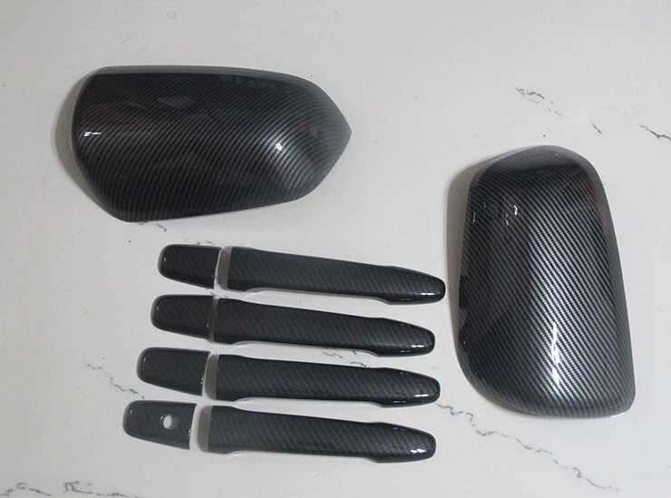 Carbon Fiber Mirror Door Handle Covers for Mitsubishi Lancer EX (2008-2020)