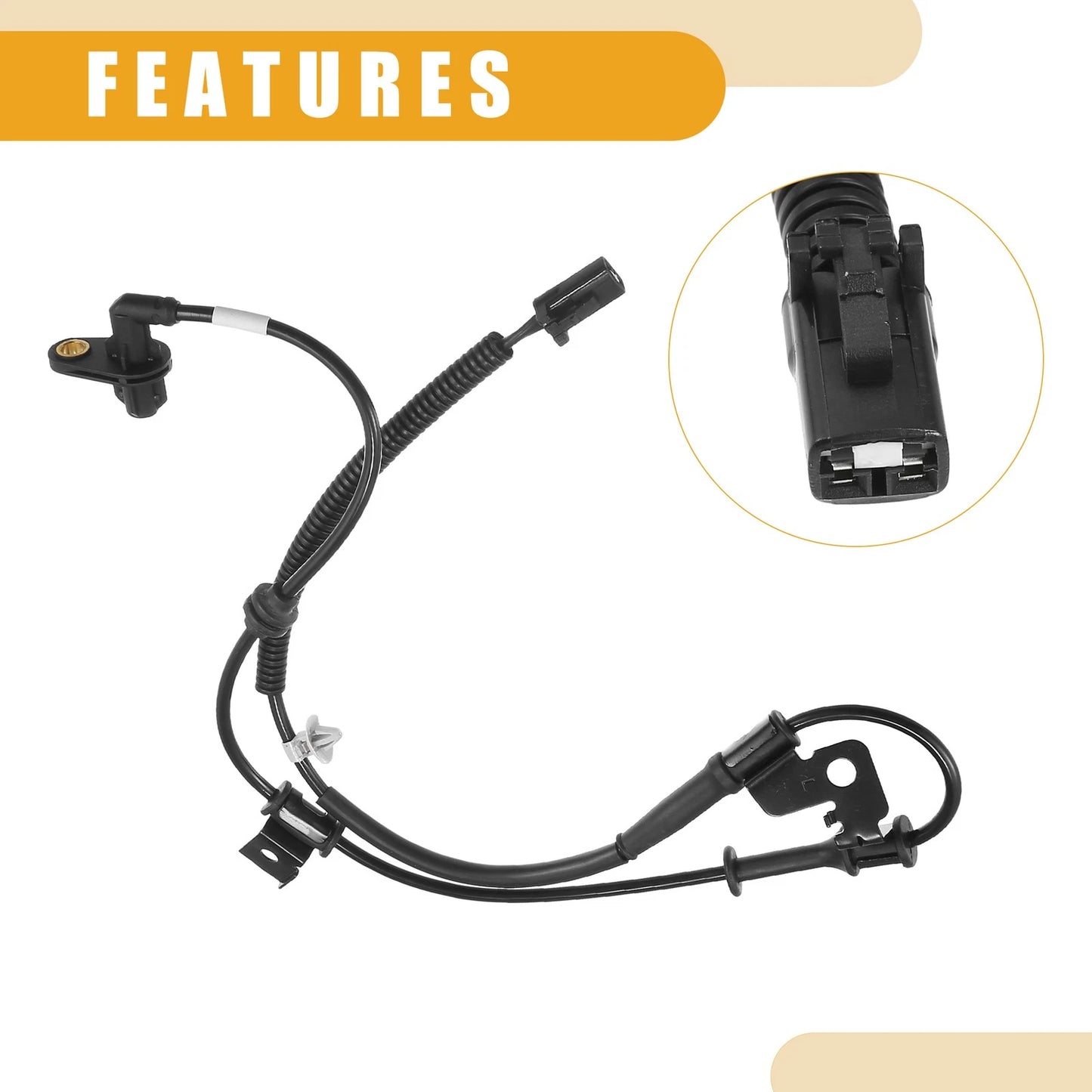 Front Left ABS Wheel Speed Sensor for Kia Rio (2012-2017)