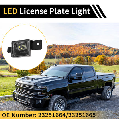 License Plate Light for Chevrolet Silverado Clear Lens