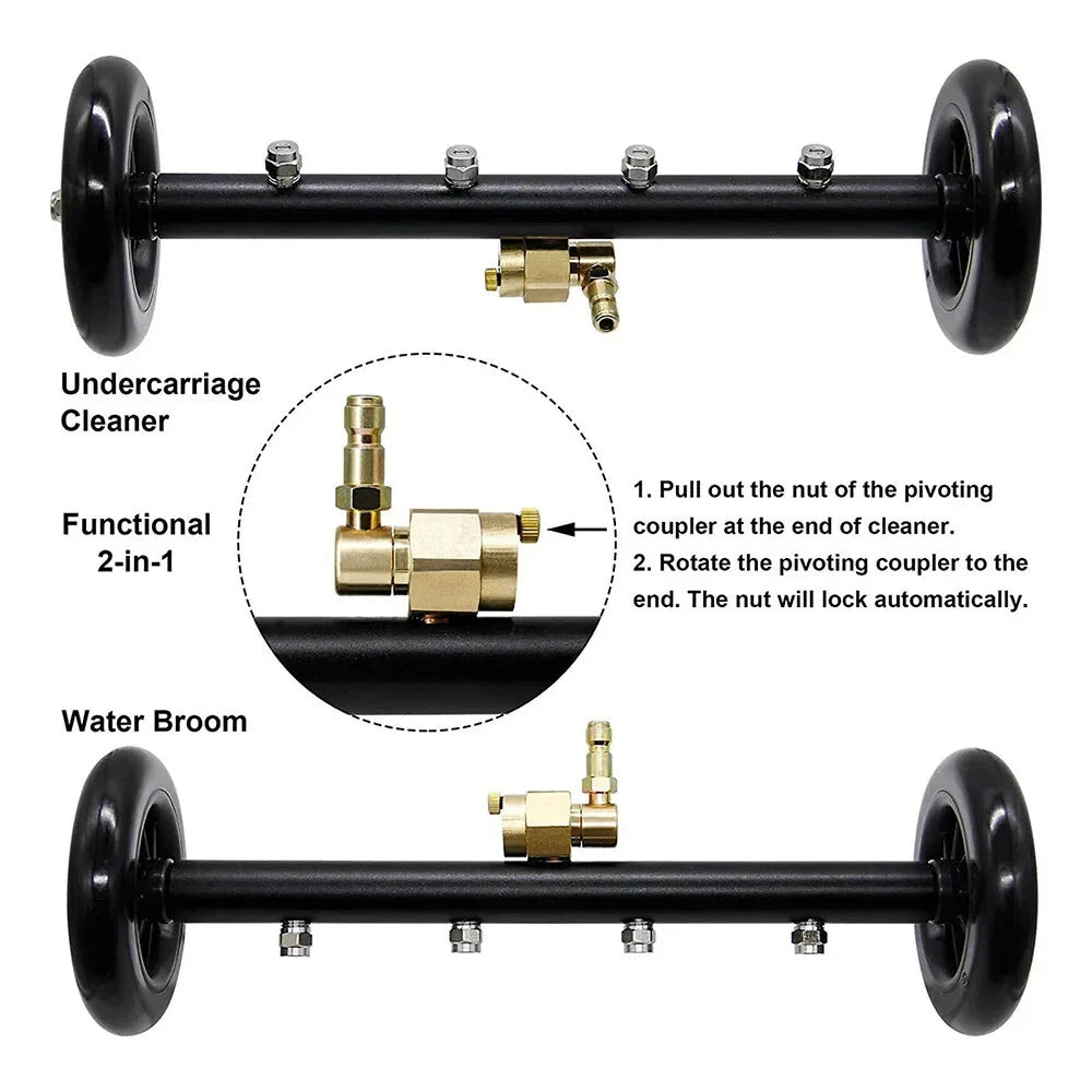 16" Pressure Washer Undercarriage Cleaner Extension Wand 4000 PSI