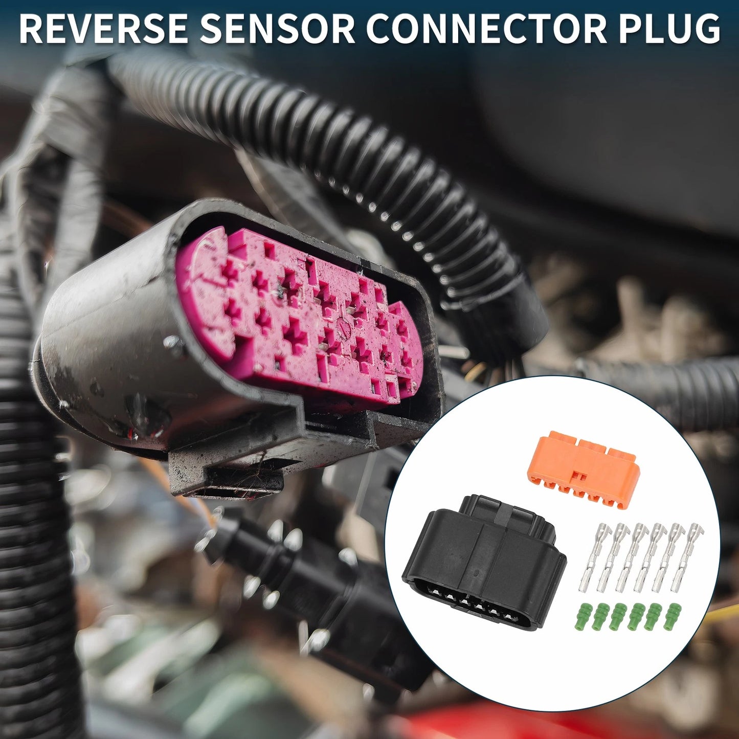 6 Pin Reverse Sensor Connector Plug for Kia (2011-2023)
