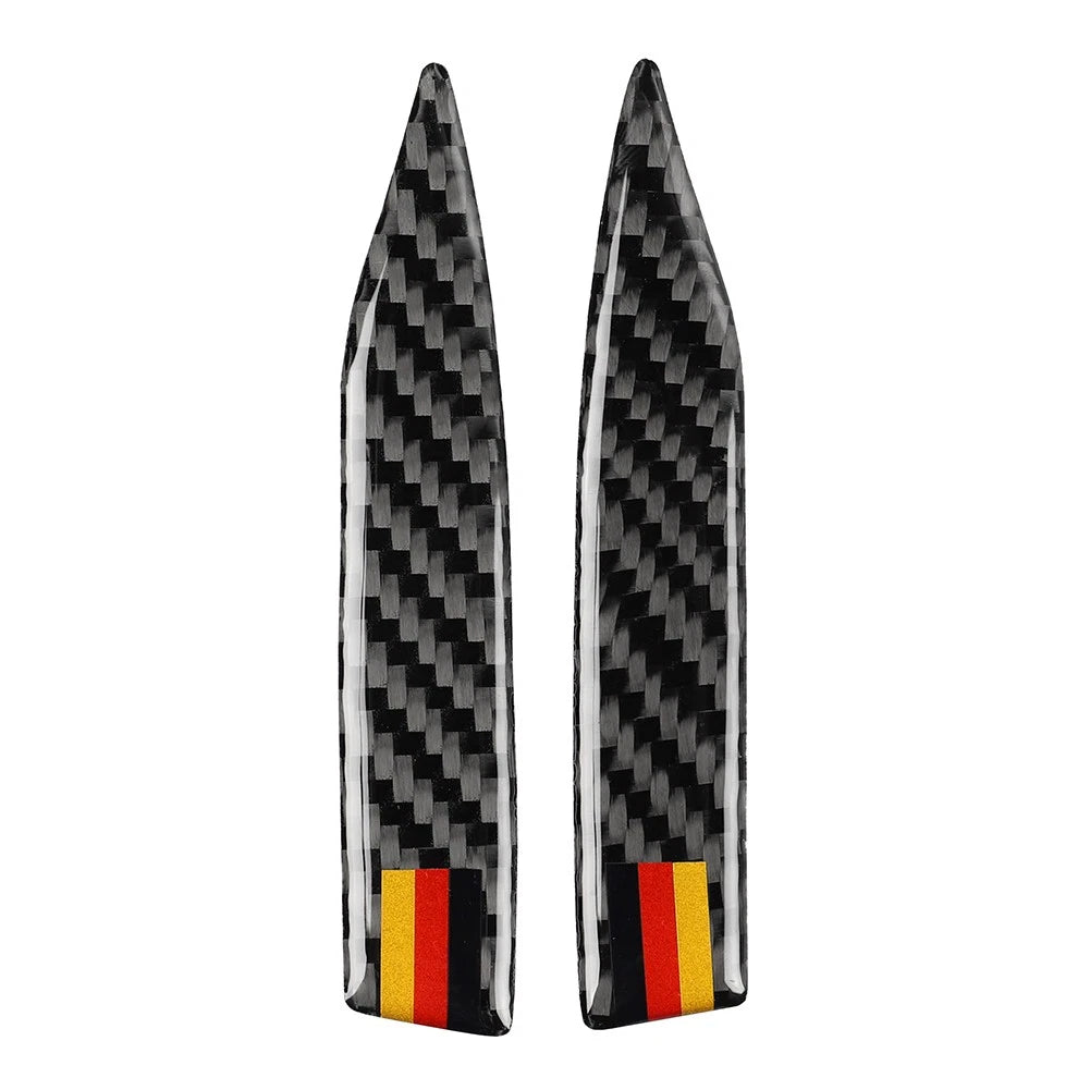 Carbon Black Universal Side Mirror Anti-Collision Protector Trim