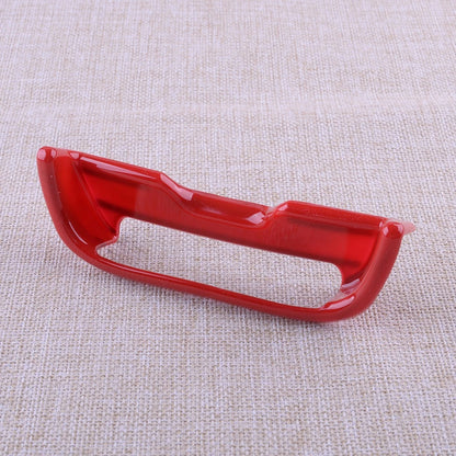 Red Center Armrest Box Switch Button Trim Cover for Dodge Charger (2011-2020)