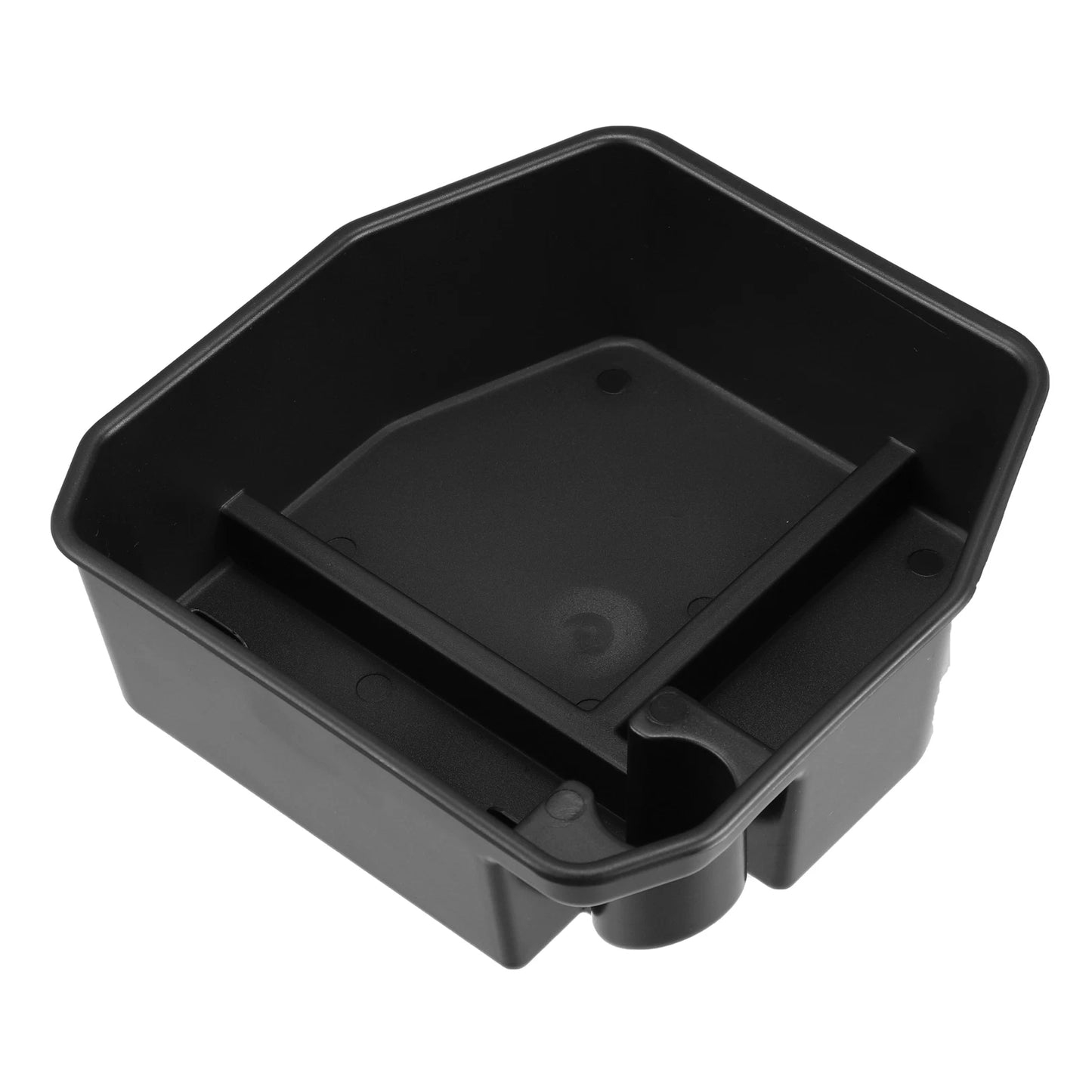 Black ABS Console Organizer Armrest Tray Storage Box for Land Rover Defender (1994-2020)