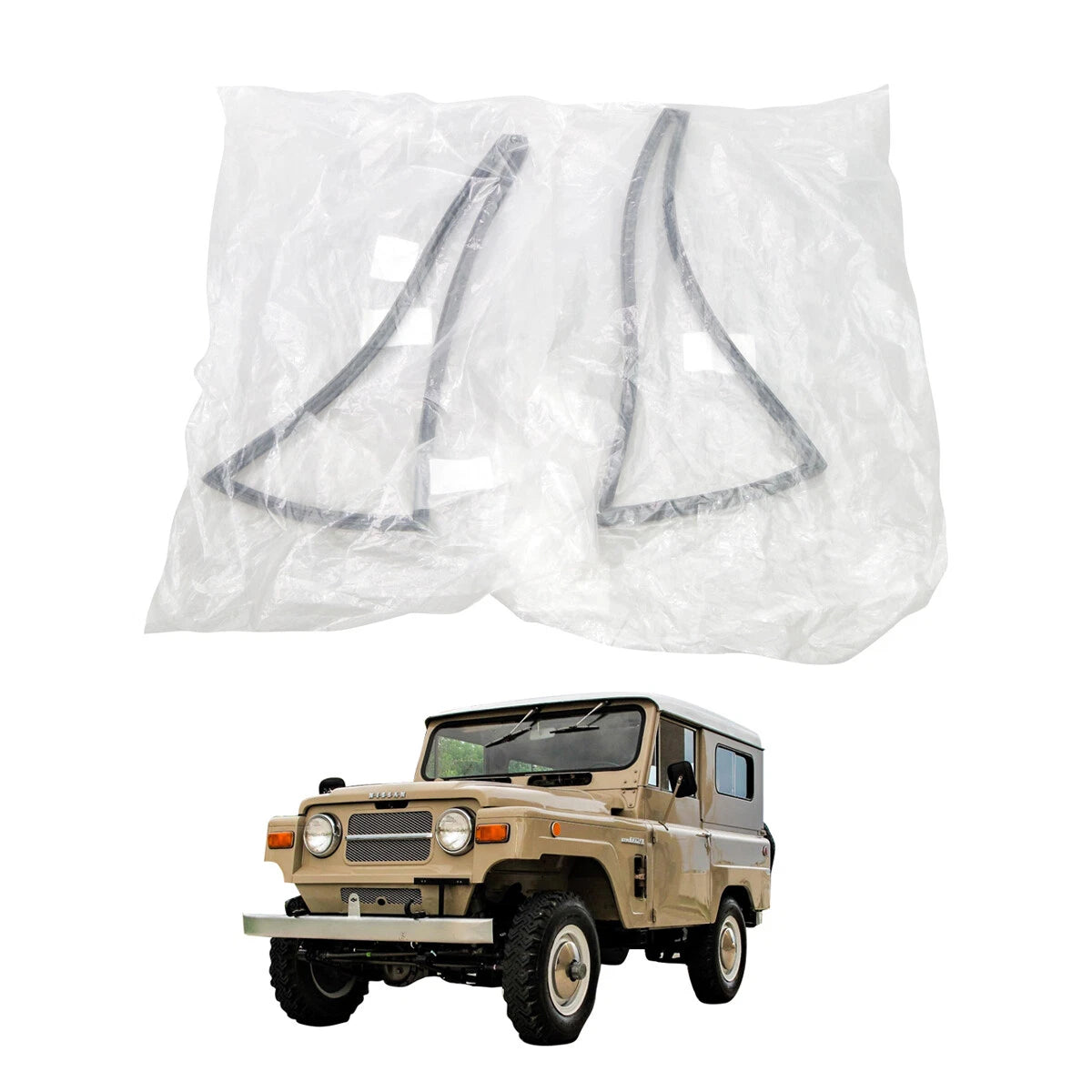 Vent Rubber Weatherstrip Quarter Seal for Nissan Patrol G60 1960-1980
