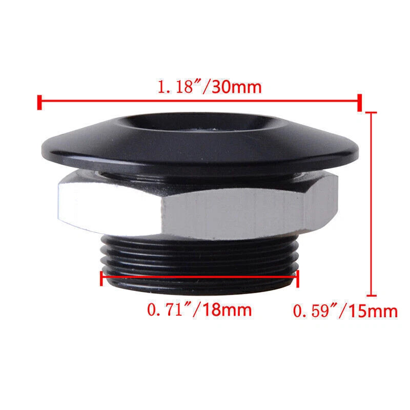 Push Button Quick Release Hood Pins for Universal Cars - Black
