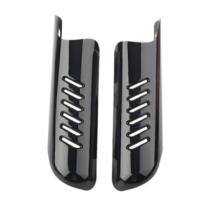 Fork Lower Leg Deflectors Shield Covers Black for Harley Touring FLHT (2000-2013)