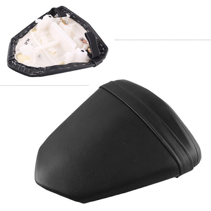 Black Rear Passenger Seat Cushion Pillion Pad for Yamaha YZF R6 (2006-2007)