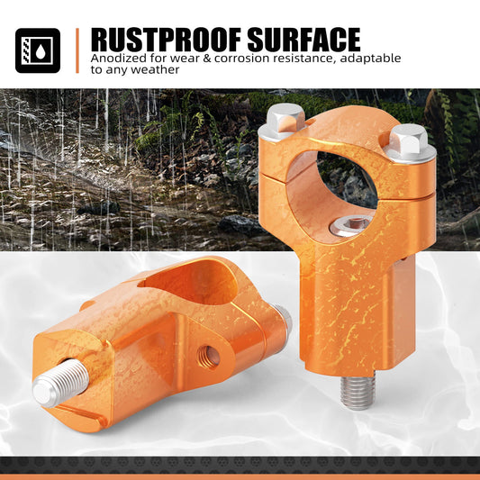 1 1/8" Handlebar Riser Clamp Kit for KTM 125-500 XCW EXC (2016-2023)